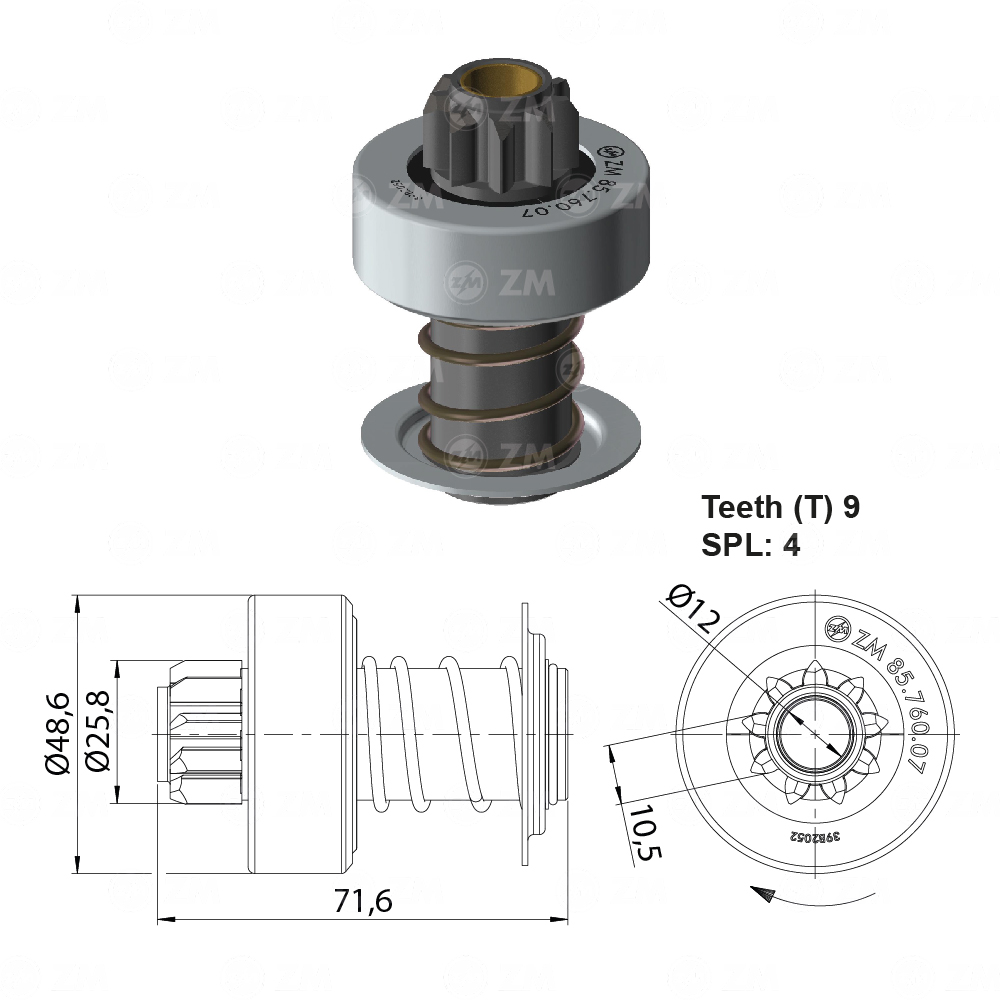 [858576007] BENDIX FORD TODOS EQP ORIG 9D