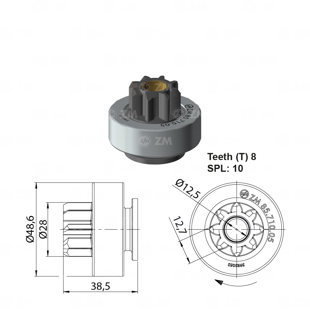 BENDIX NISSAN SENTRA HITACHI 8D