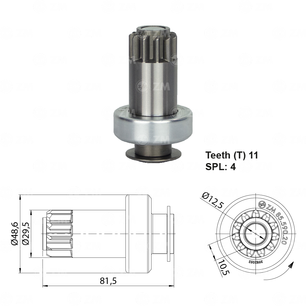 [858559020] BENDIX VOLKSWAGEN GOL MN > 2016 T-11 TIPO VALEO