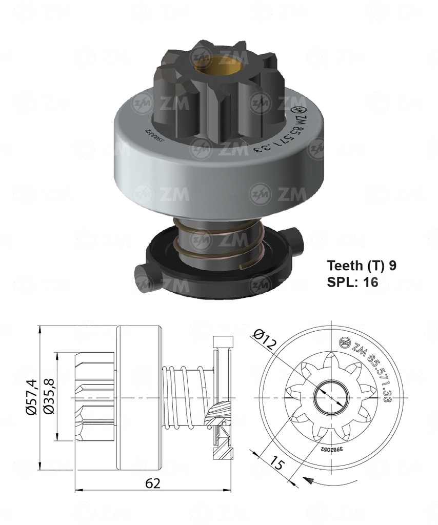 [858557133] BENDIX FIAT IVECO BOSCH RENAULT
