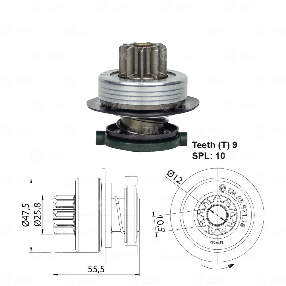 BENDIX VOLKSWAGEN GOLF 9D