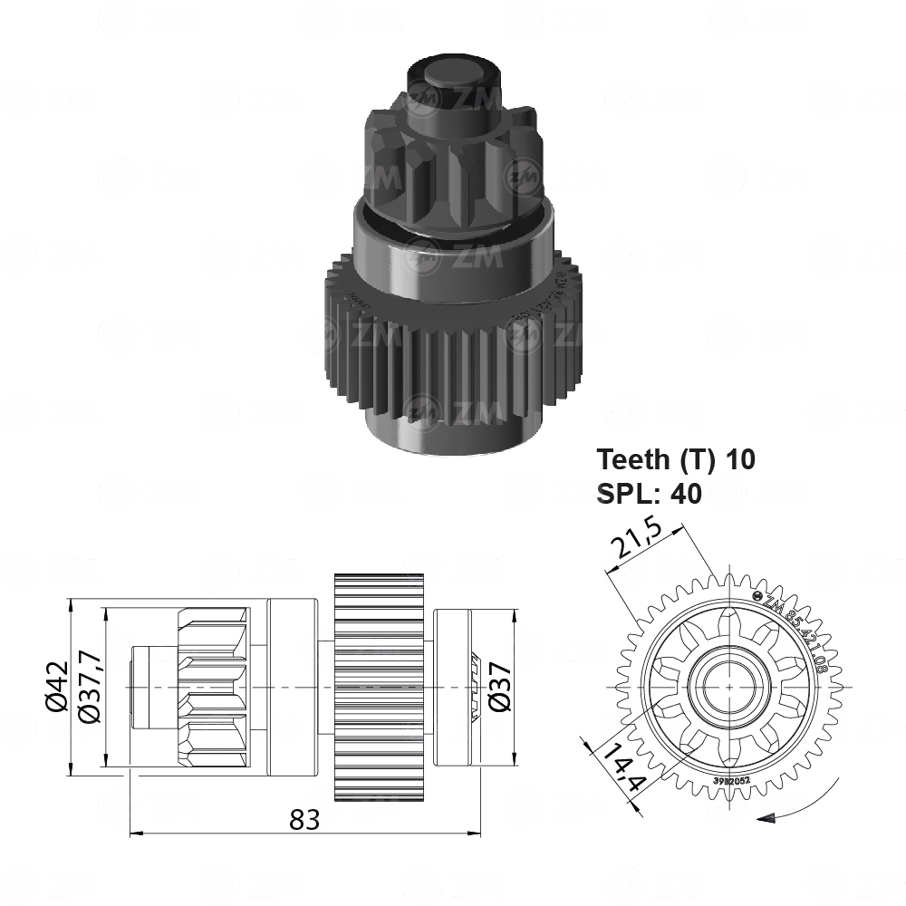 [858542108] BENDIX RELACIONADO TOYOTA HILUX M N 10D