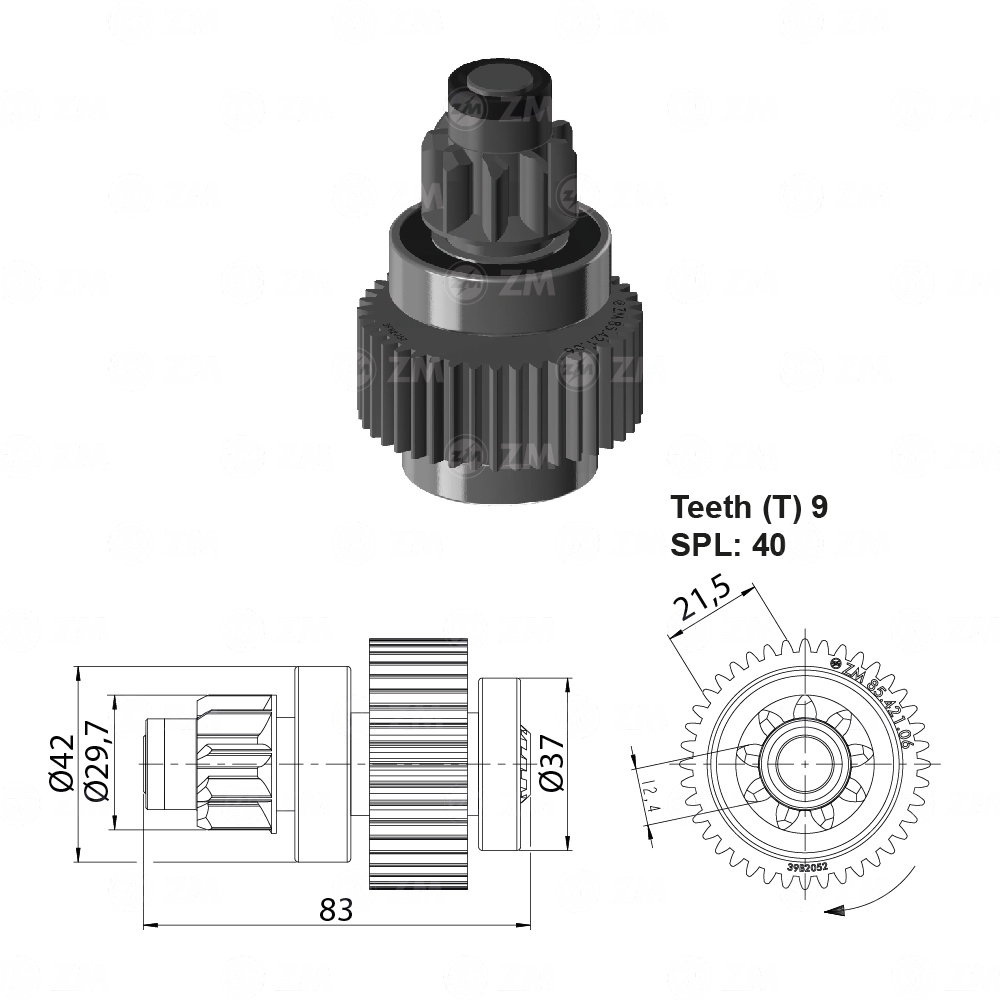 BENDIX RELACIONADO TOYOTA 4.5 DELGADO T-9