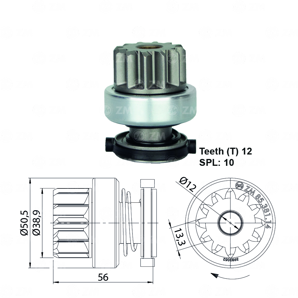 [858538114] BENDIX CITROEN JUMPER 12D