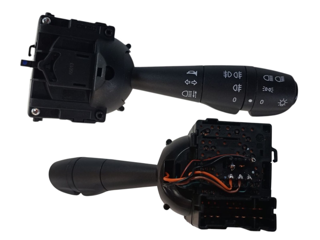 [65DL-5154] SWITCHE DE LUCES PALANCA RENAULT LOGAN 16-23 SANDERO 17-24 STEPWAY 18-24, 12 PINES, SIN CONECTOR BLANCO.