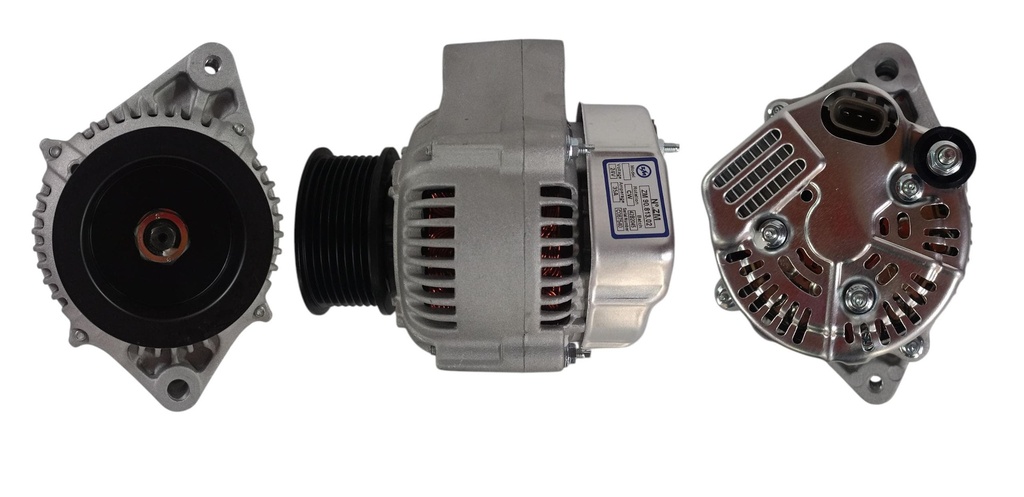 ALTERNADOR KOMATSU PC200 SERIE 6 /7 /8 /PC210-8 /P220-8 /P240-8 /CARGADOR WA200 / MOTORES 6D102 /6D107 24V 35A 3P SEÑAL NA-IG-L 8PK DENSO