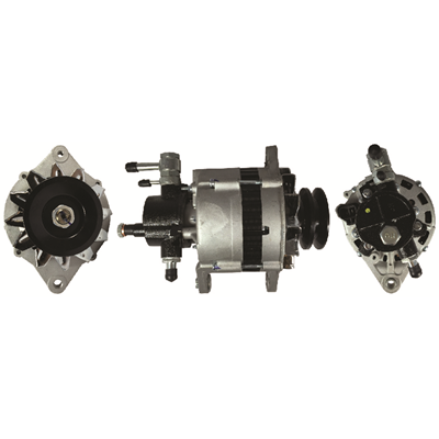 [34GA12101] ALTERNADOR NISSAN TD27, NISSSAN MT3000 12V 90AMP FOOT A FOOT 80MM 2PINES P: 2V T:HITACHI V:EXT(GA248 GA1781)