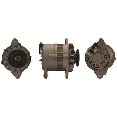 ALTERNADOR HITACHI EX120 /EX100 /KOBELCO SK120 /CAT E120 /E140 /E200 /MOTORES ISUZU 4BD1 /4DB1T /4BG 24V 30A 2P SEÑAL -R-L 1V HITACHI