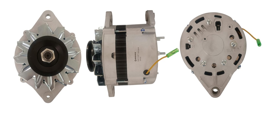 ALTERNADOR MAZDA TURBO /CHEVROLET NPR /NKR /MITSUBISHI CANTER ADAPATACIONES SIN BOMBA 12V 80A SEÑAL L-S 2V HITACHI