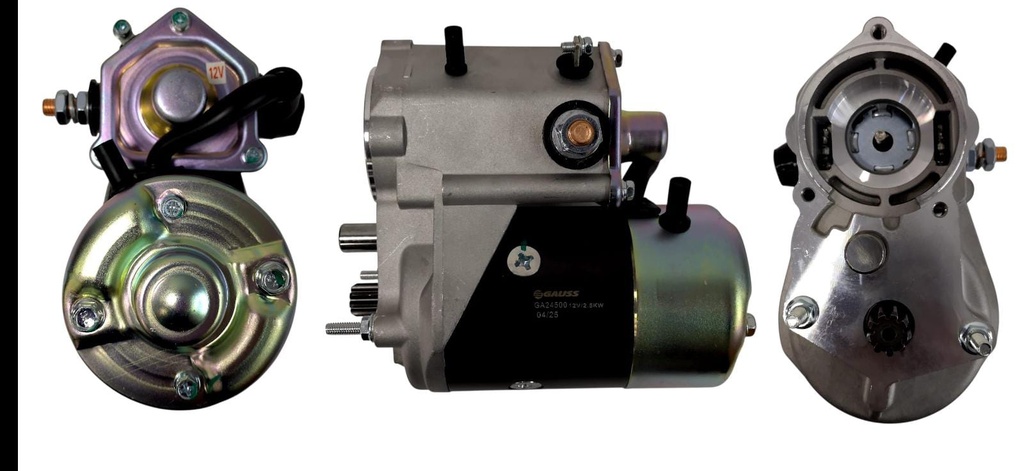 ARRANQUE NIPONDENSO UNIVERSAL SIN CHOROTE ADAPTACIONES NPR /HINO /CUMMINS /AGRALE 24V 11T 2.5KW CW DENSO