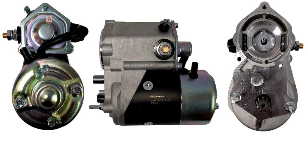 [34GA22642] ARRANQUE NIPONDENSO SIN CHOROTE UNIVERSAL HINO NPR CUMMINS DELTA PERKINS RELACIONADO 12V T12 2.5KW S:ANTI-HORARIO