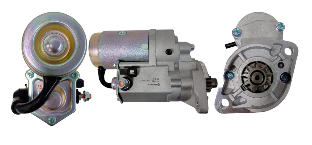 ARRANQUE KUBOTA KX121-2 /KX161-2 /CASE 1838 /CASE 560 /6010 MOTOR V2203 /V2203-E /V1902 /V1502 12V 9T 2.0KW CW DENSO