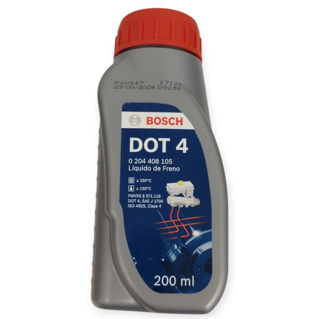[FL0204408105] LIQUIDO DE FRENOS DOT4 200ML ITALIANO AMBAR 