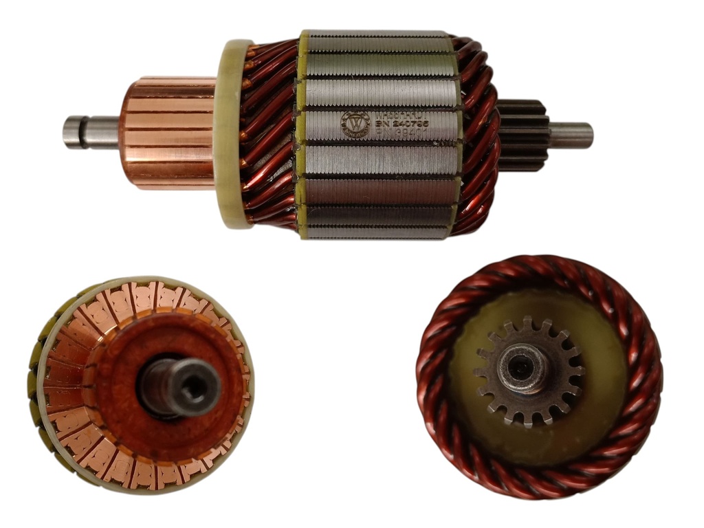 [3961-9143] INDUCIDO BOSCH VOLKSWAGEN JETTA /SKODA FABIA /AUDI A1 /A3 /A4 12V 16T 148MM  | REF: 61-9143