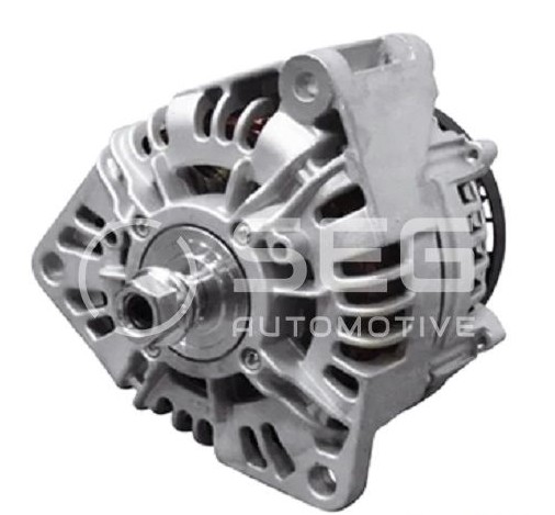 ALTERNADOR MERCEDES BENZ ATEGO 1725 /1726 /ACTROS 2040 /2644 /3340 /AXOR 2533 /3131 /BUSES O500 3 OREJAS 24V 150A  5P SEÑAL P-L-IG-S-FR SIN POLEA BOSCH