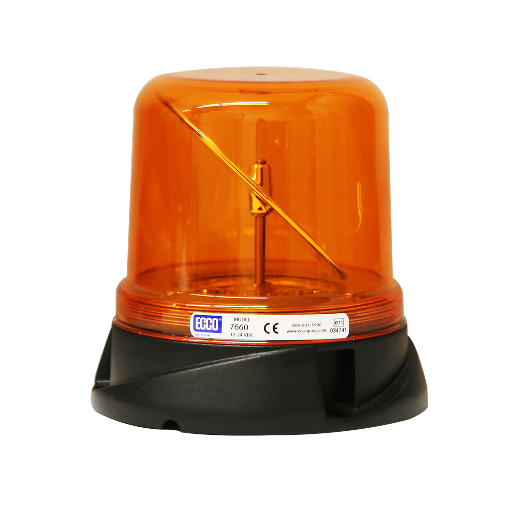 [EC-7660A] BALIZA ROTATIVA ECCO LED MOTOR MAGNÉTICO 12-24V 