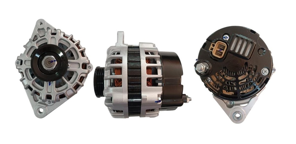ALTERNADOR HYUNDAI ACCENT /ELANTRA /VERNA /GETZ /TUCSON /KIA RIO /CERATO 12V 90A 2P SEÑAL L-S 4PK MANDO