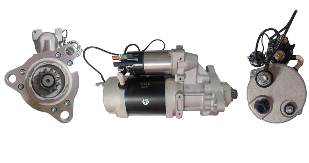 ARRANQUE 39MT MERCEDES BENZ ACTROS /ATEGO /AXOR MOTOR MBE4000 /OM460 /OM501 /OM502 /DETROIT DD13 /DD15 24V 12T 7.3KW CW DELCO