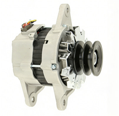 ALTERNADOR HITACHI EX200-6 /EX210-6 /ZAXXIS 200 /210 /JOHN DEERE 450DLC /MOTORES ISUZU 6BG /6BG1 OREJA LARGA 24V 60A 2P SEÑAL L-R 2V MITSUBISHI