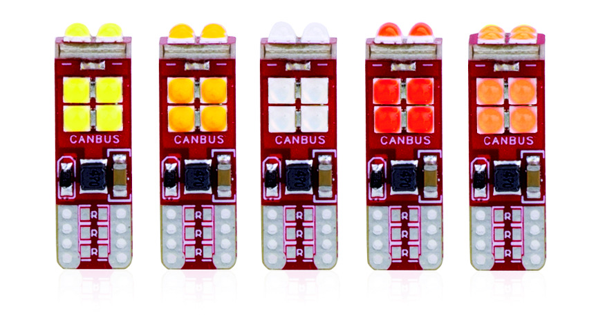 [LDSCLD-L11233C] BOMBILLO TABLERO LED T10 12 LEDS WHITE 12V CANBUS BLISTER X 2 UND