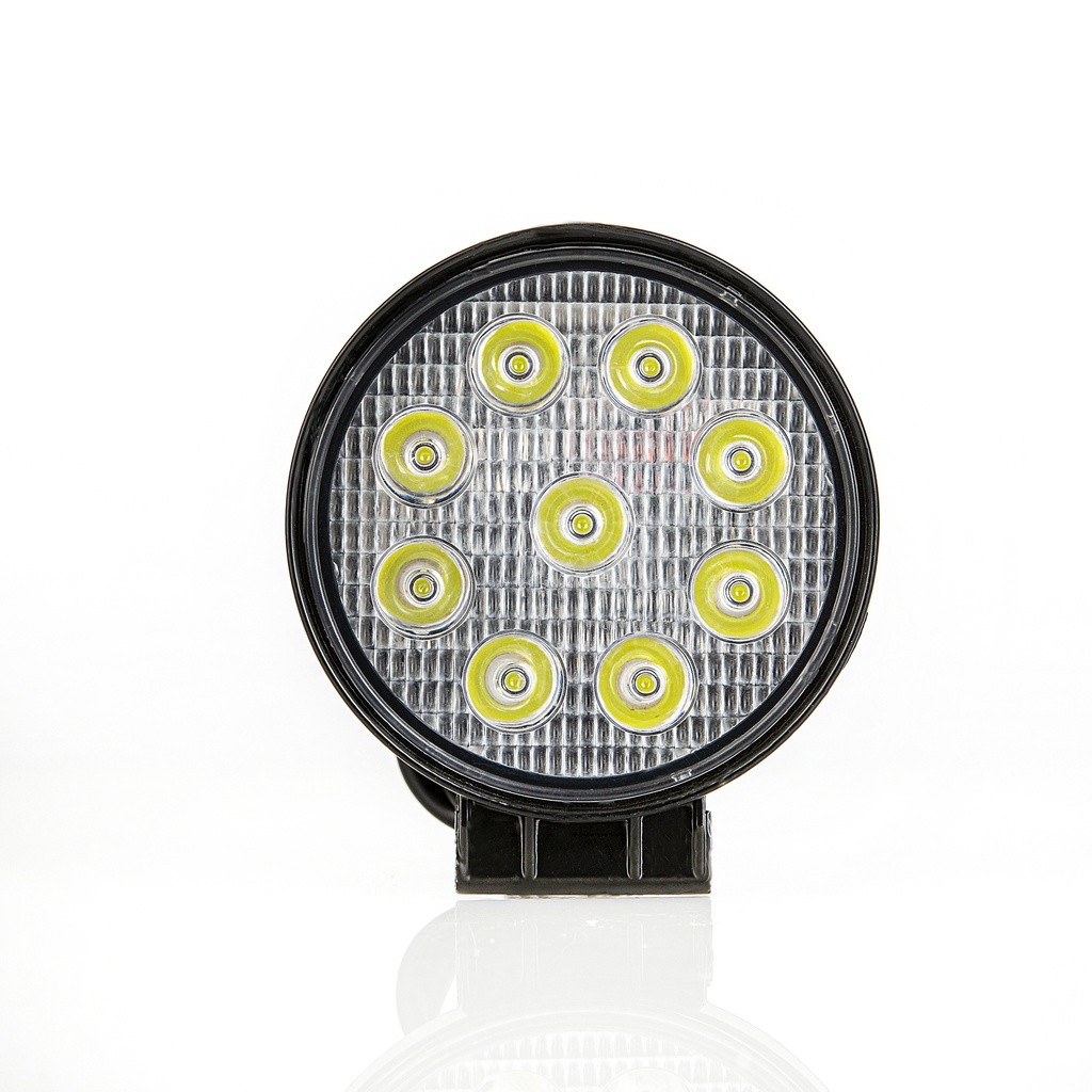 [LDS4CIR-0101] EXPLORADORA LED 4" REDONDO 9 LEDS 10-30V 27W 1800LM LARGO ALCANCE 112X112X50MM