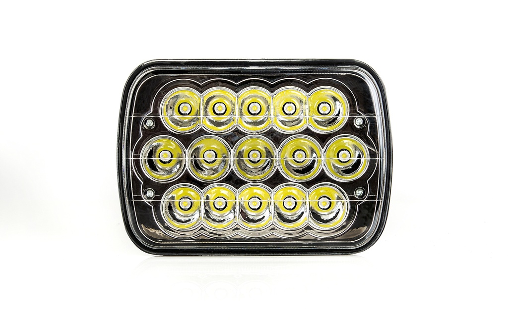 [LDS7REC-0101] FAROLA 6052 INTERNATIONAL 7" LED 45W 10-30V 2700LM LARGO ALCANCE CON ALTA-BAJA 200X140X75MM