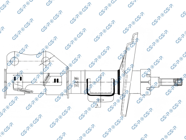 [7132000842] AMORTIGUADOR DEL DER CHEVROLET ONIX TURBO 1.0 2021