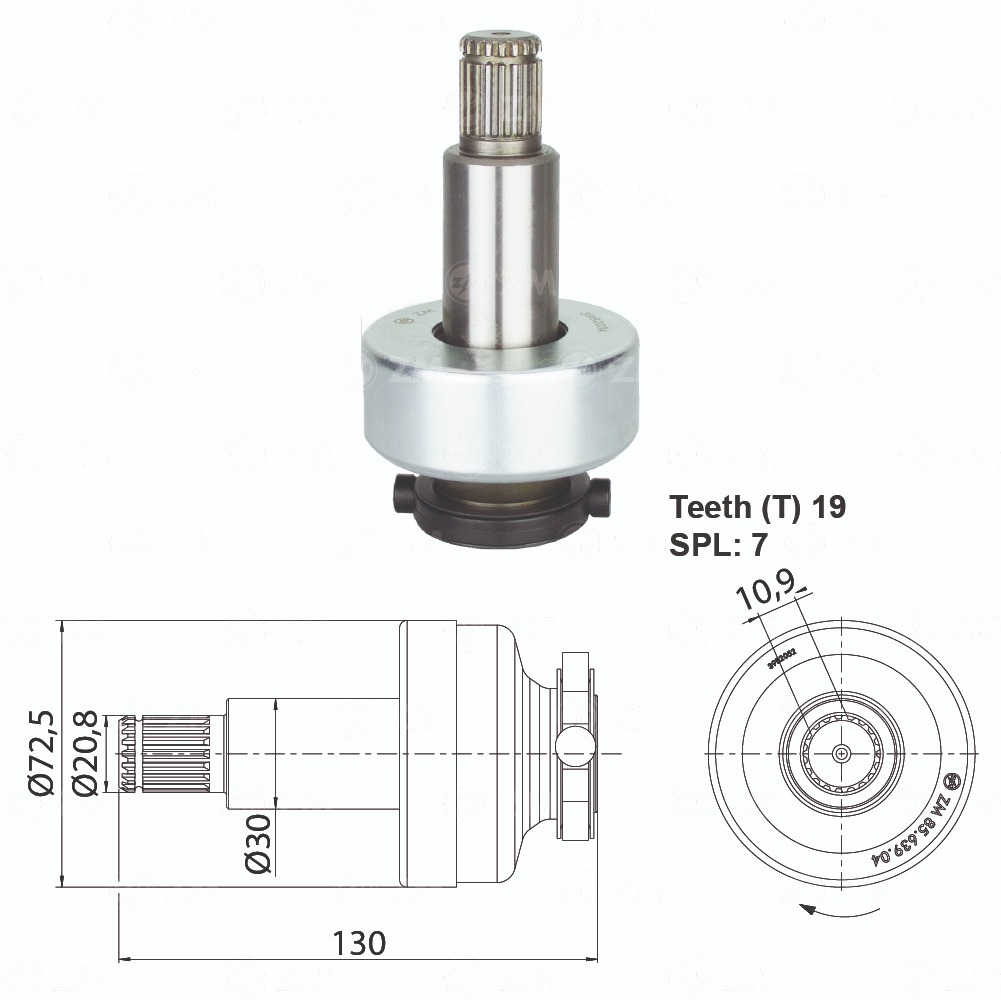 [858563904] BENDIX RELACIONADO DAF SCANIA CW 2007010160 - 6033AD5359