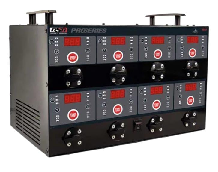 CARGADOR PROFESIONAL 8 BANCOS 6V/12V 12AMP PARA BATERÍAS AUTOMOTRICES Y LITIO – SCHUMACHER DSR127