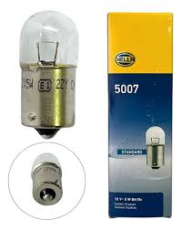 [98178560041] BOMBILLO INCANDESCENTE 5007 R5W BA15S 12V  B6  X UNIDAD EMPAQUE CAJA X 10
