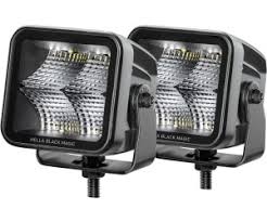 [98358176811] EXPLORADORA AUXILIARES LED BLACK MAGIC EDGELESS CUADRADA LED 12V / 24V 5700K ECE R10 X UNIDAD