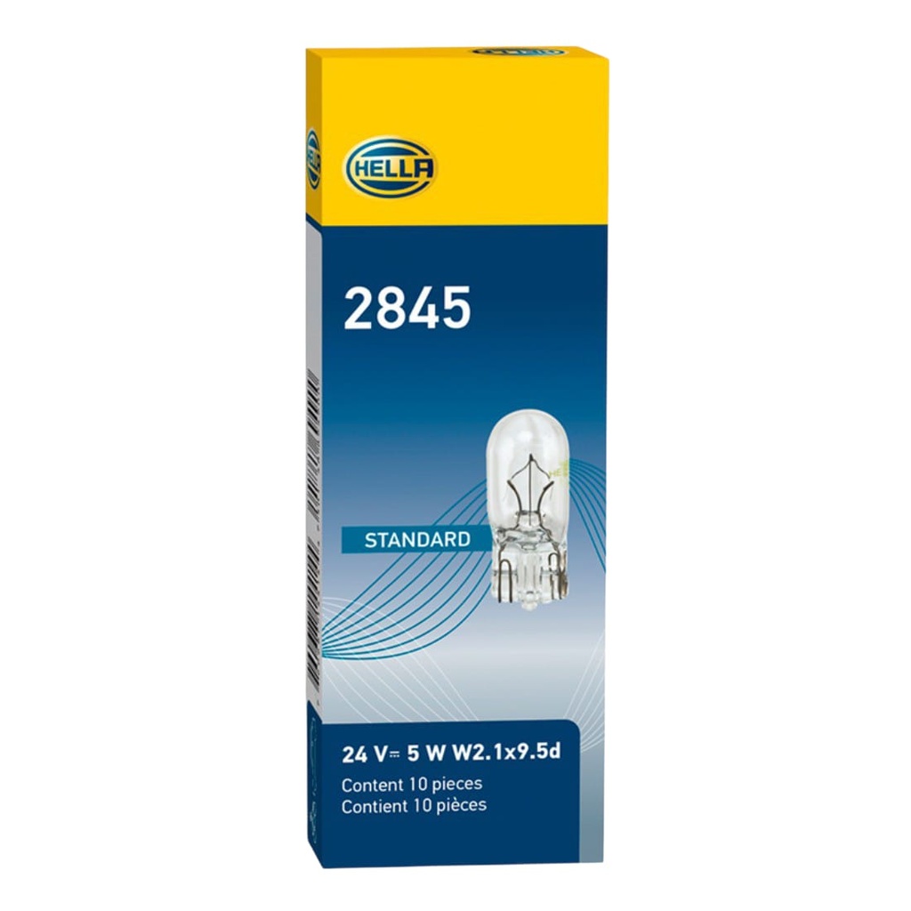 [98178560272] BOMBILLO MINIATURA  2845 24V 5W W2.1X9.5D T3.25