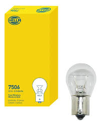 [98211730733] BOMBILLO INCANDESCENTE 7506 (1141) P21W BA15S 12V S8  X UNIDAD EMPAQUE CAJA X 10