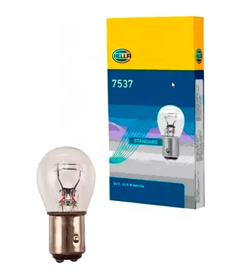 [98211730803] BOMBILLO INCANDESCENTE 7537 (1034) P21/5W BAY15D 24V S8  X UNIDAD EMPAQUE CAJA X 10