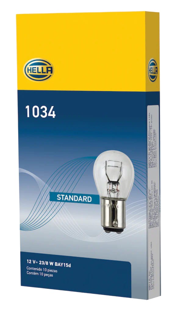 [98358107312] BOMBILLO INCANDESCENTE 1034 BAY15D 12V P23/8W S8  X UNIDAD EMPAQUE CAJA X 10