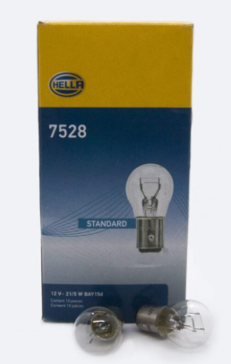 [98178560111] BOMBILLO INCANDESCENTE 7528 (1034) P21/5W BAY15D 12V S8  X UNIDAD EMPAQUE CAJA X 10