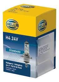 [98178555201] BOMBILLO HALOGENO H4 P43T 24V 75/70W T4.625  X UNIDAD