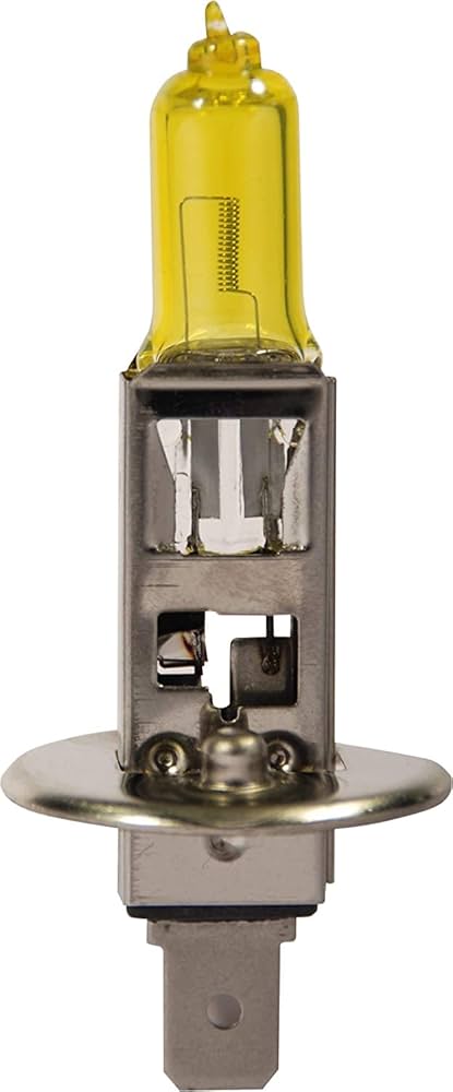 [98211738342] BOMBILLO YELLOW LIGHT H1 P14.5S 12V 55W T2.5 LUZ AMARILLA / BLISTER X UNIDAD