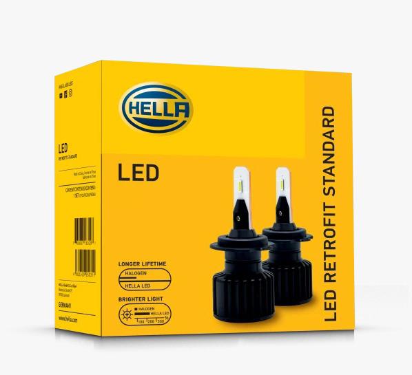 [98358450001] BOMBILLO LED H7 12V/24V 18W 1900LM 6000K JUEGO X2