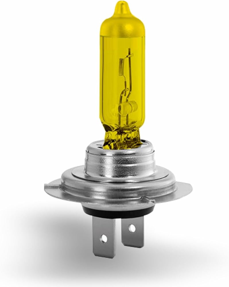 [98211738441] BOMBILLO YELLOW LIGHT H7 PX26D 12V 55W T4.625 LUZ AMARILLA / BLISTER X UNIDAD
