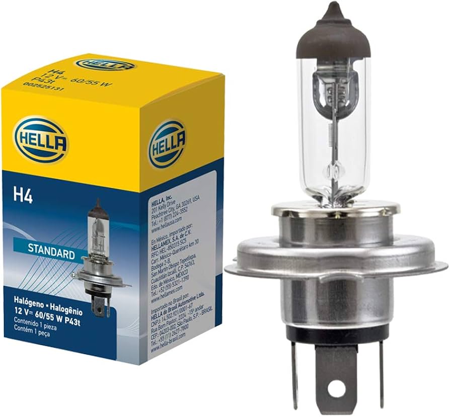 [98178555001] BOMBILLO HALOGENO H4 P43T 12V 60/55W T4.625  X UNIDAD