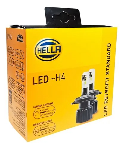 [98358450031] BOMBILLO LED H4 12V/24V 18W 1900LM 6000K JUEGO X2