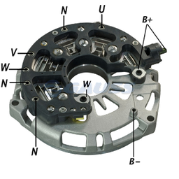 [07GA1203] RECTIFICADOR FORD CAMIONETAS REF F6LU-10300 65AMP 6X35A(GA813 GA814) TIPO FORD