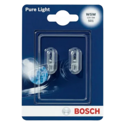 [CB1987301026] BOMBILLO MINIATURA T-10 W5W 12V 5W TABLERO PURE LIGHT STD BLISTER X 2 2825 GL136 12961