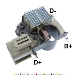 [07GA757] REGULADOR KIA SPORTAGE L4 2.0 FORD ESCORT MAZDA 323 SUBARU SVX H6 134088 12V