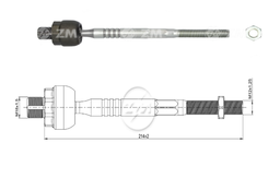 [51ZM-17011640] TERMINAL AXIAL DER HONDA FIT 02-07