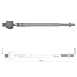 [51ZM-17011677] TERMINAL AXIAL MAZDA 323 86 03 