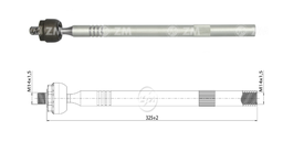 [51ZM-17013054] TERMINAL AXIAL CITROEN C4 PEUGEOT 307
