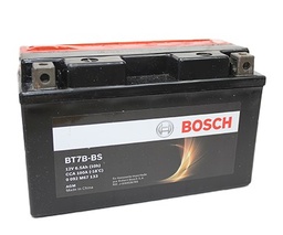 [BT0092M67133] BATERIA BOSCH MOTOCICLETA M6/AGM 6,5 Ah - 100 CCA CAJA 7B-BS (120;7B-BS;IZ) L 150 AN 66 AL 93 CM BT7B-BS