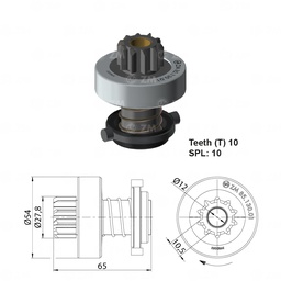 [858513001] BENDIX KORANDO MUSSO SSANGYONG 10D